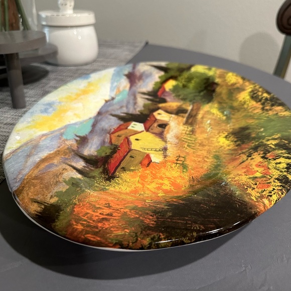 Ceramic Valori Home Serving Plate Made In Italy - Picture 5 of 12